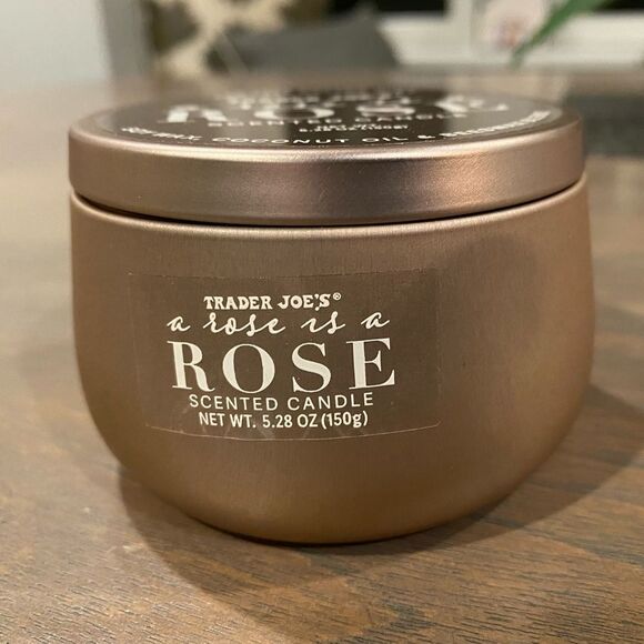 Trader Joe’s Rose Oil Moisturizer & Rose Scented Candle NEW Fast Shipping - Picture 8 of 9